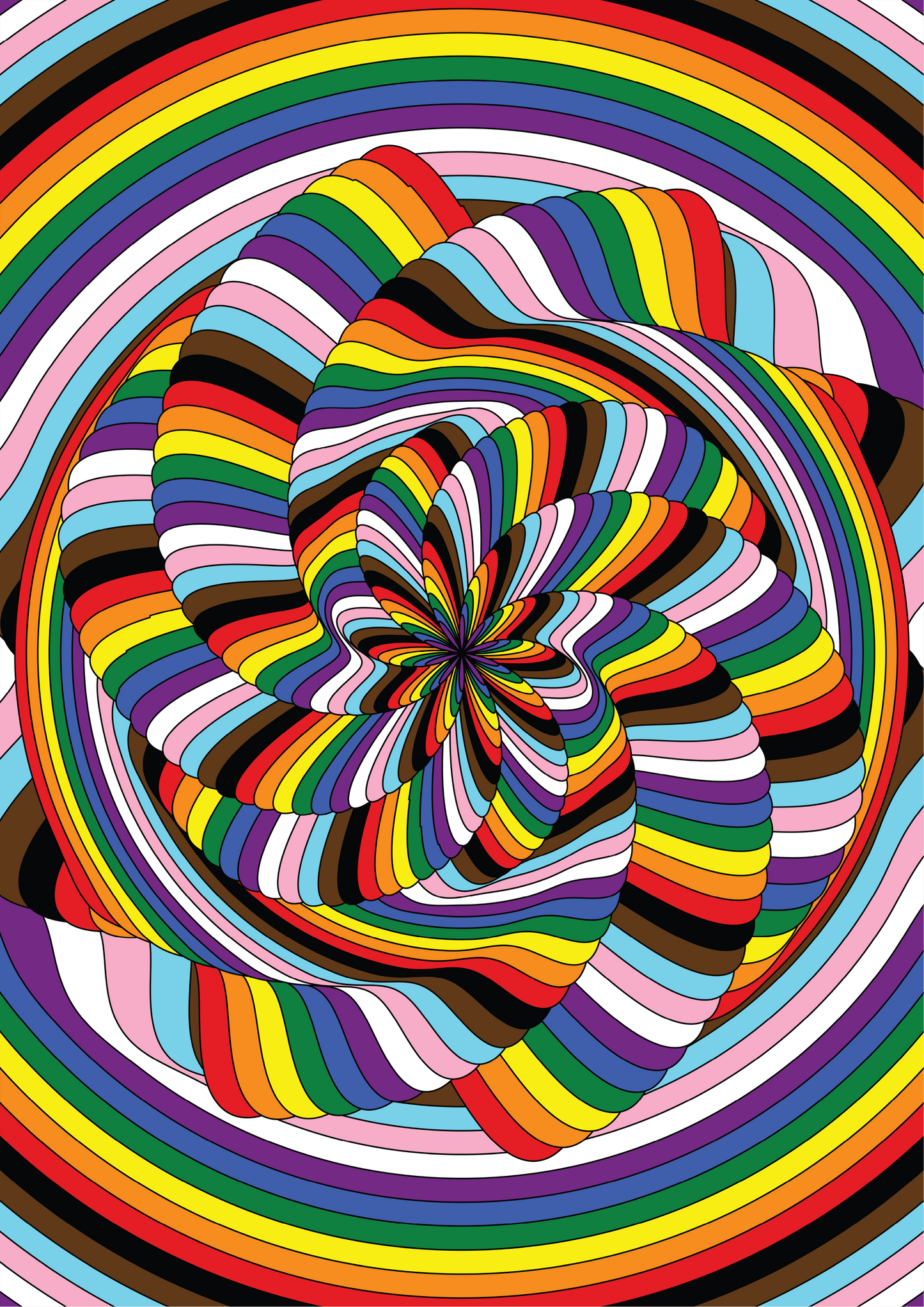 Rainbow doodle #4