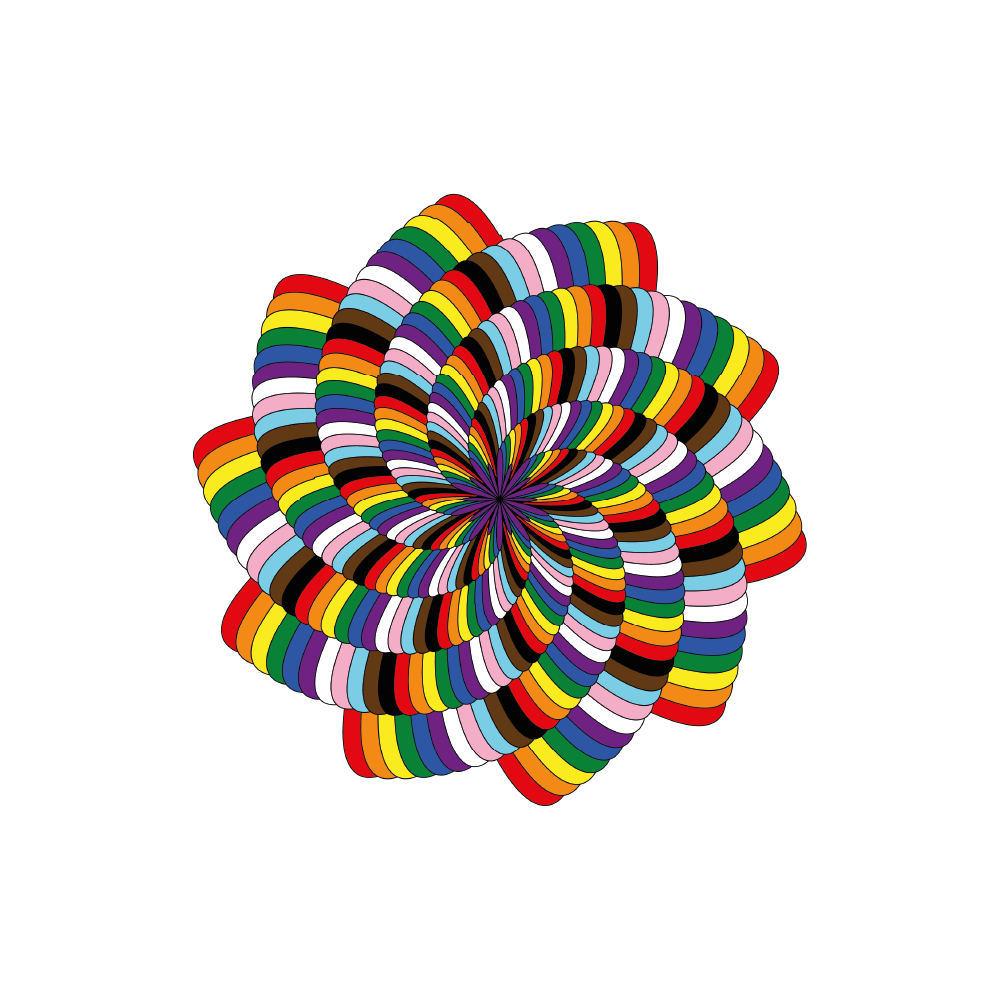 Rainbow doodle