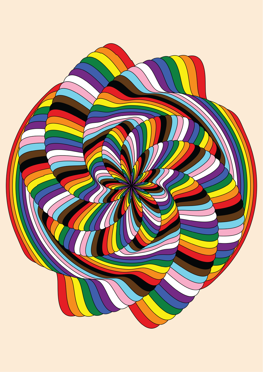 Rainbow doodle #1