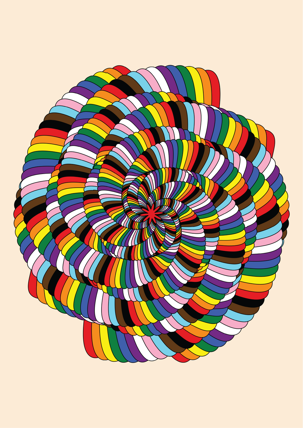 Rainbow doodle #3