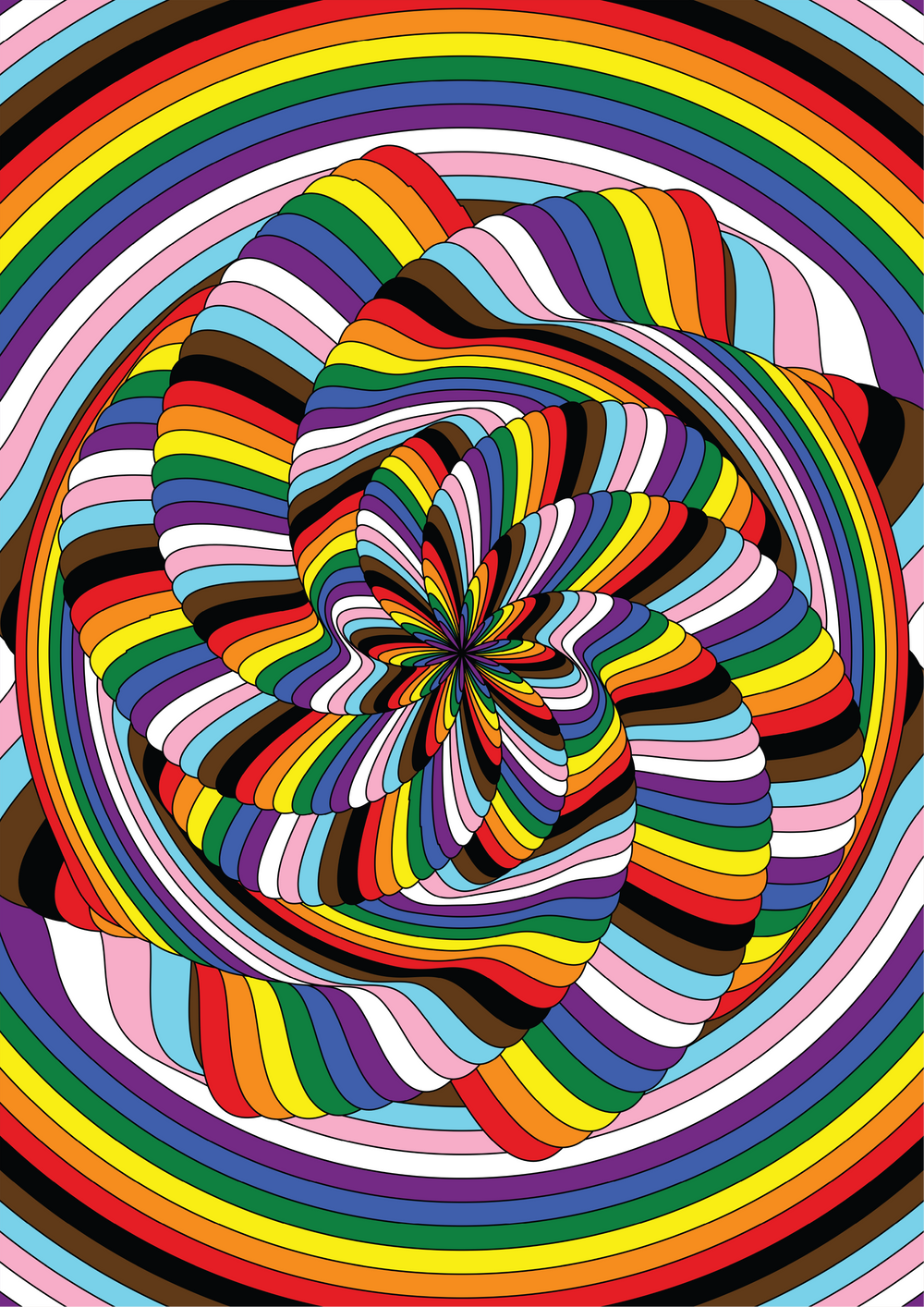 Rainbow doodle #4